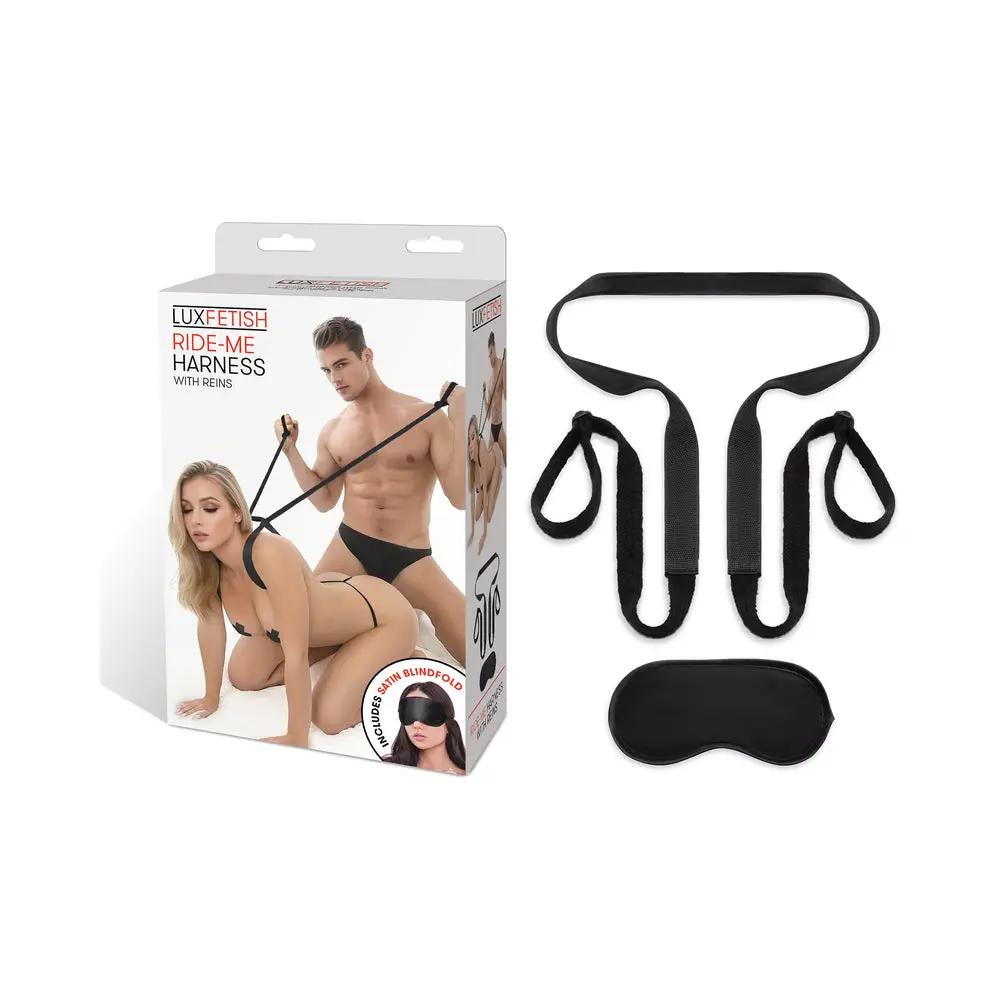Lux Fetish Ride-Me Harness with Reins by Electric Eel