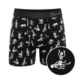 Shinesty The Bare Back Bones Glow-in-the-Dark Skeletons Ball Hammock Pouch Underwear with Fly XL by Shinesty