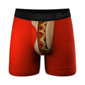 Shinesty The Coney Islands Hot Dog Ball Hammock Pouch Underwear with Fly 2XL by Shinesty