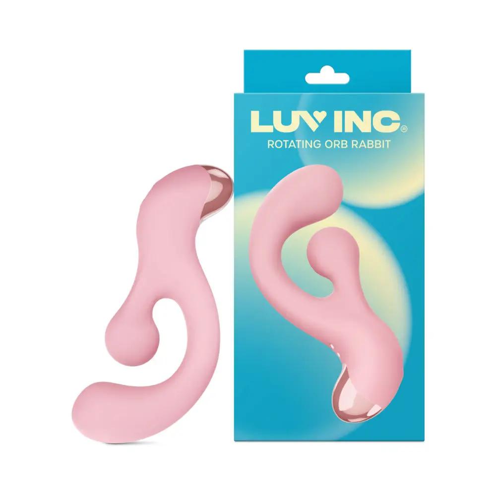 Luv Inc Ro33: Rotating Orb Rabbit Light Pink by Luv Inc.