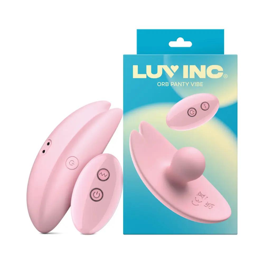 Luv Inc Pv35: Orb Panty Vibe Light Pink by Luv Inc.