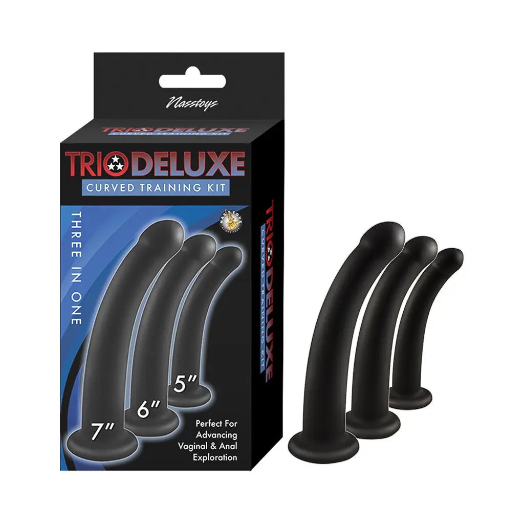 Trio Deluxe Curved Training Kit Black by Nasstoys