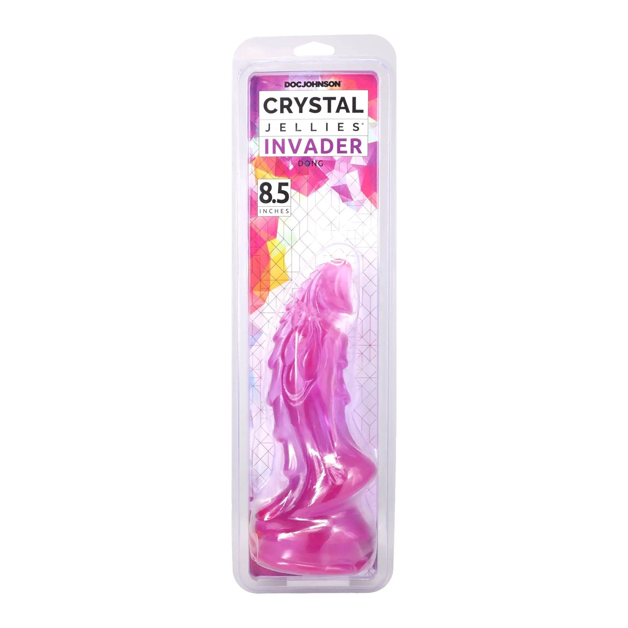 Crystal Jellies Invader 8.5 in. Dildo Purple by Doc Johnson