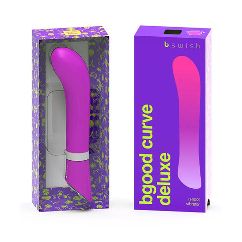 B Swish Bgood Deluxe Curve Vibrator Violet by B Swish