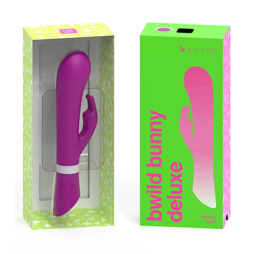 B Swish Bwild Deluxe Bunny Vibrator Raspberry by B Swish