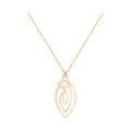 Biird Vulvii Vulva Necklace Rose Gold by Biird