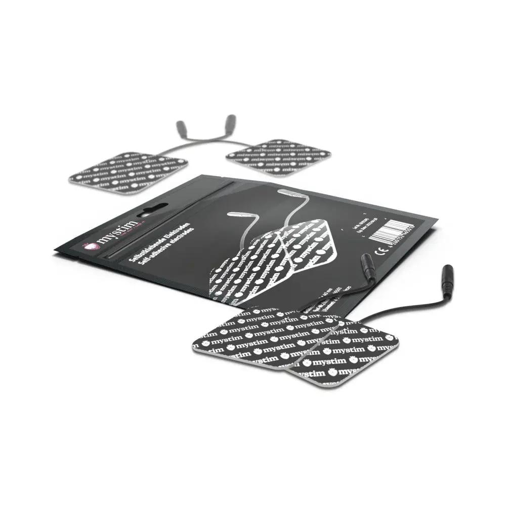 Mystim Replacement Square Electrode Pad 4-Pack by Mystim