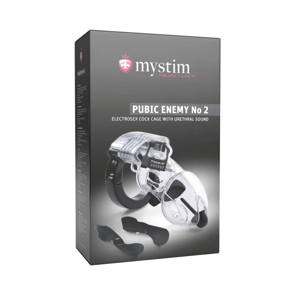 Mystim Pubic Enemy No 2 Electrosex Cock Cage by Mystim