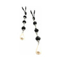 Bijoux de Nip Pearl Black Beaded Nipple Clamps by PHS International
