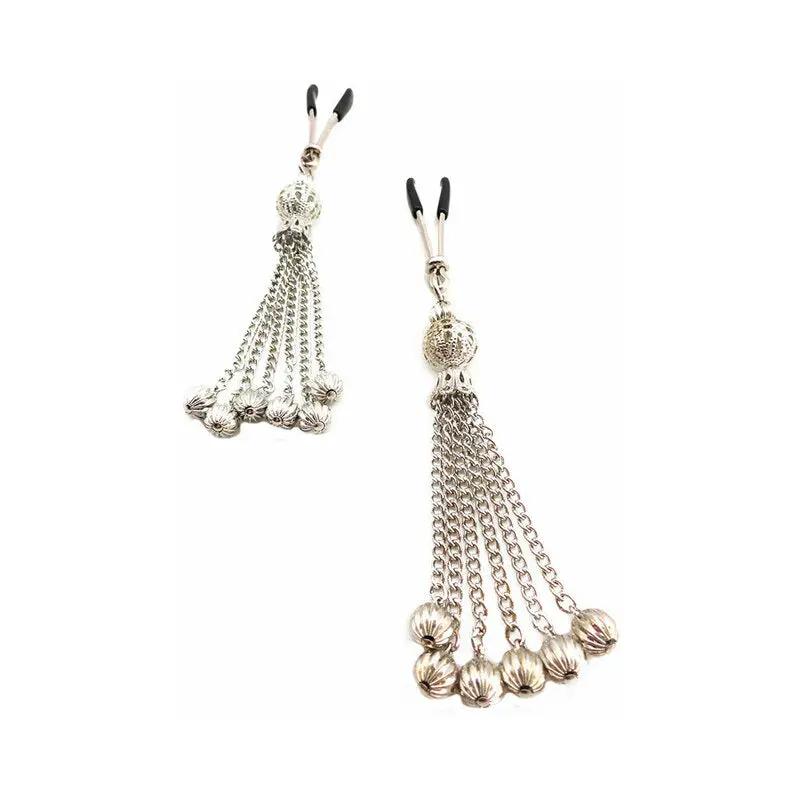 Bijoux de Nip Chain Tassel Nipple Clamps by PHS International