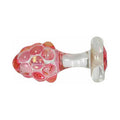 Crystal Delights Pineapple Delight Plug with Gem Pink by Crystal Delights