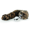 Crystal Delights Minx Faux Fur Tail Plug Leopard by Crystal Delights