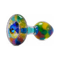 Crystal Delights Funfetti Plug with Gem Aurora Borealis by Crystal Delights