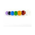 Crystal Delights Rainbow Bubble Dildo with Dichrioic Bulb by Crystal Delights