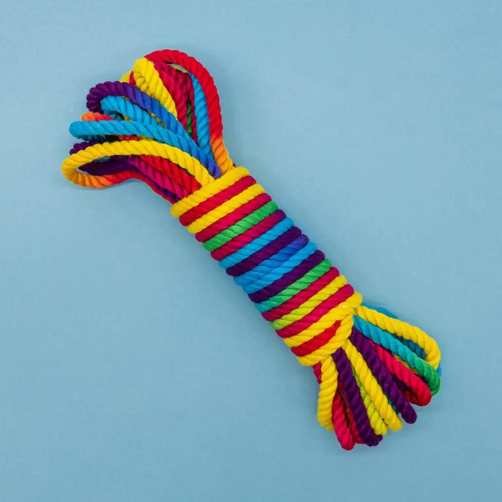 Emojibator Funfetti Rainbow Bondage Rope 26.25 ' by Emojibator