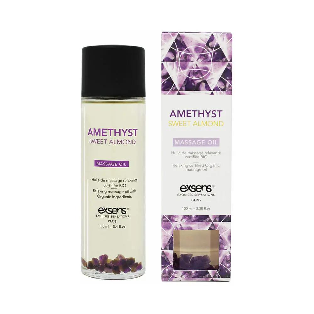 Exsens Massage Oil Amethyst Sweet Almond 3.4 oz. by Exsens