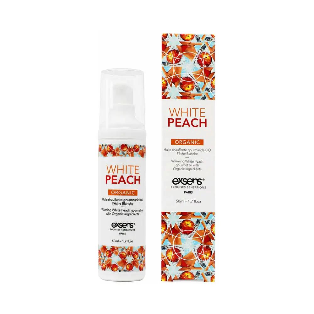 Exsens Warming Massage Oil White Peach 1.7 oz. by Exsens