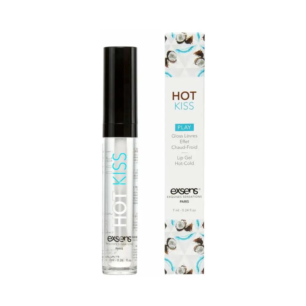 Exsens Hot Kiss Arousal Lip Gloss Coconut 0.24 oz. by Exsens