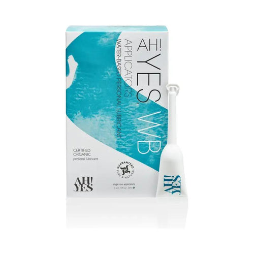 AH! YES WB Water-Based Personal Lubricant Applicators 6-Pack 0.17 oz. by AH! YES