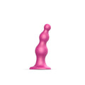 Strap-On-Me Dildo Plug Beads Large Raspberry by Lovely Planet